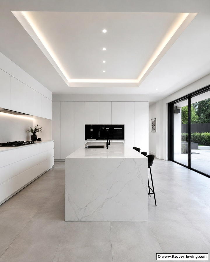 Minimalist Tray Ceiling - 25 Tray Ceiling Ideas to Elevate Your Room’s Design