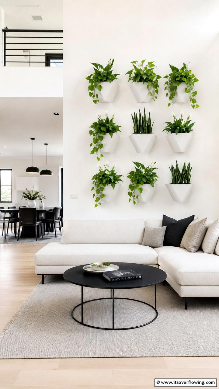 Minimalist Vertical Garden - 21 Space-Saving Vertical Garden Ideas for Urban Living