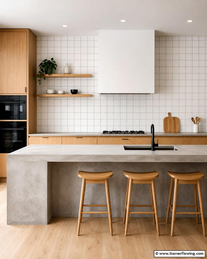 Minimalist White Backsplash - 25 Modern Kitchen Backsplash Ideas for a Fresh Update