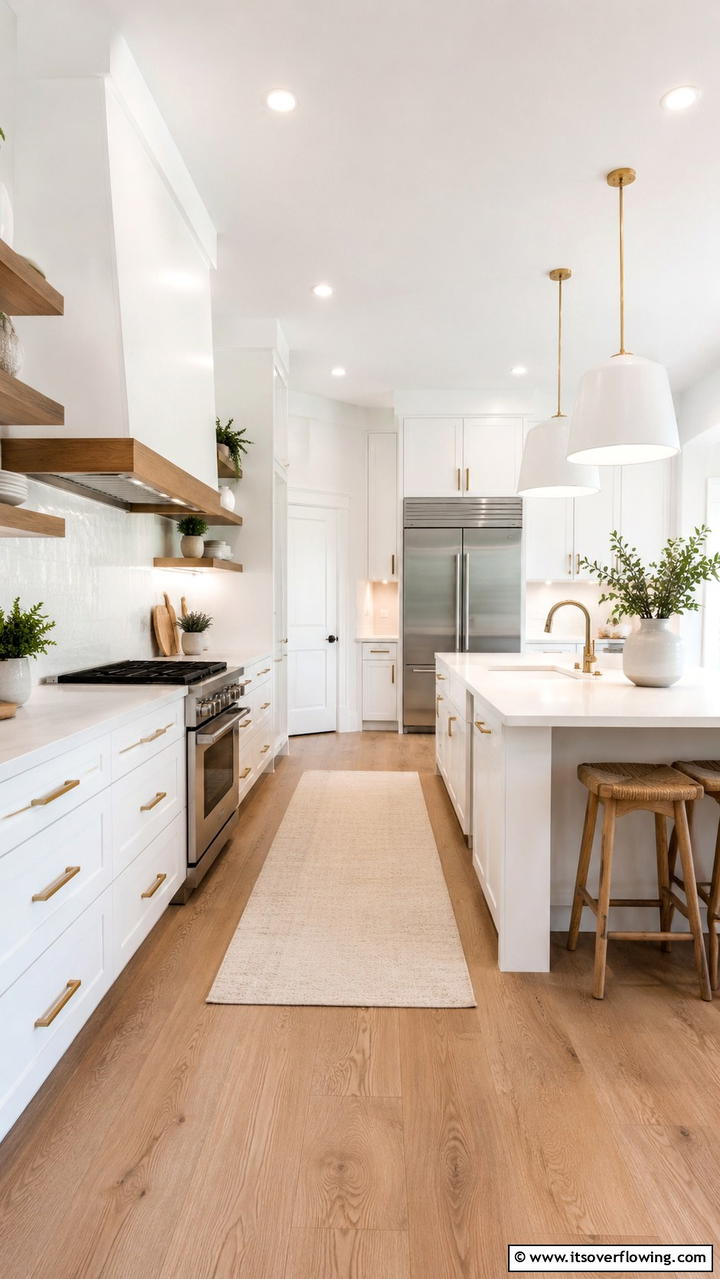 Minimalist White Elegance - 21 Timeless White Kitchen Ideas for a Clean, Bright Look