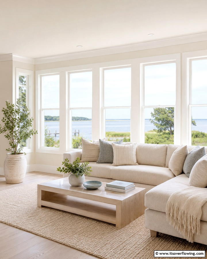 Minimalist White Trim for a Clean Look - 30 Modern Window Trim Ideas for Stylish Home Maintenance