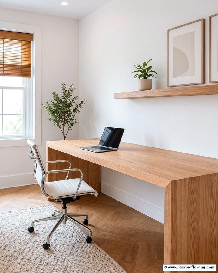 Minimalist Work Desk Concept - 21 Small Home Office Ideas for Productive Workspaces