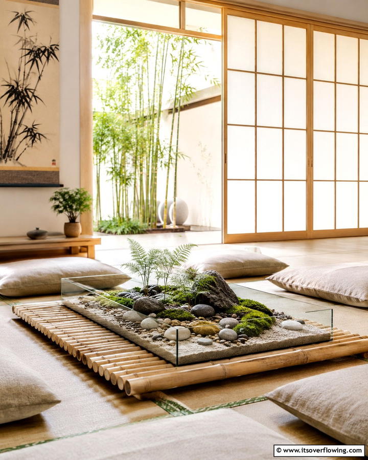 Minimalist Zen Terrarium - 30 Creative Terrarium Ideas for Indoor Gardening Enthusiasts