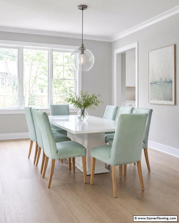 Mint Green Dining Chairs - 25 Mint Kitchen Decor Ideas for a Fresh Look