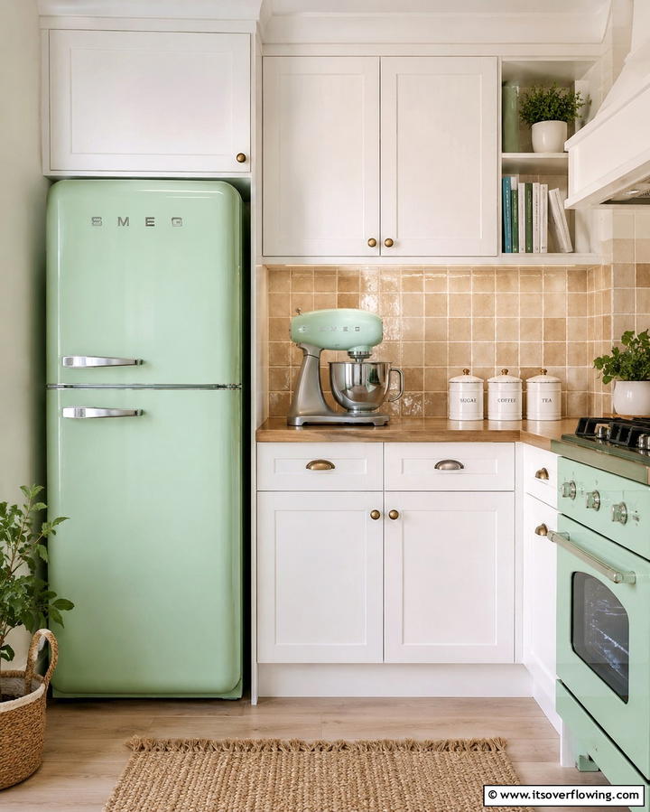 Mint Kitchen Appliances - 25 Mint Kitchen Decor Ideas for a Fresh Look