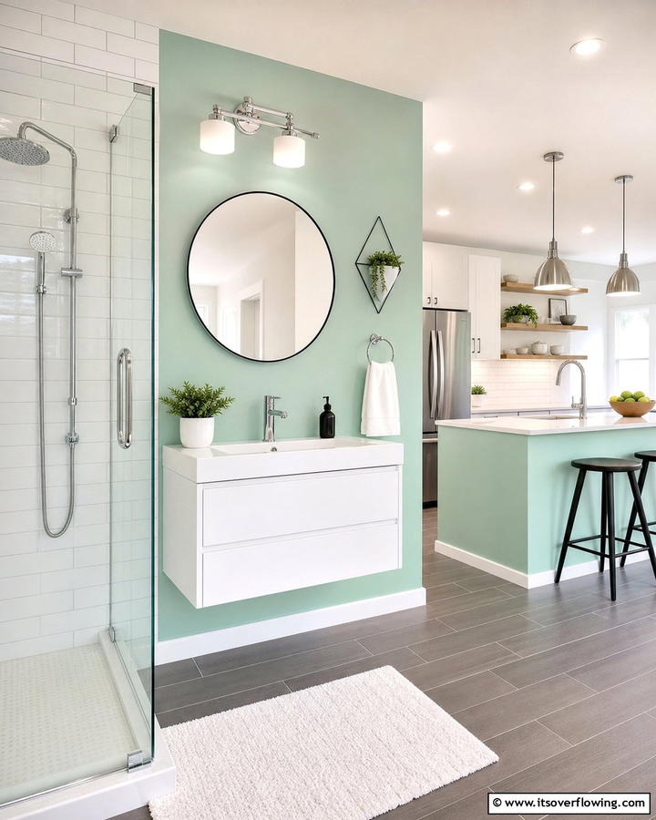 Mint Modernity - 21 Accent Wall Color Ideas for Bold Interior Transformations