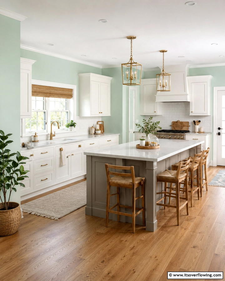 Mint Wall Paint - 25 Mint Kitchen Decor Ideas for a Fresh Look
