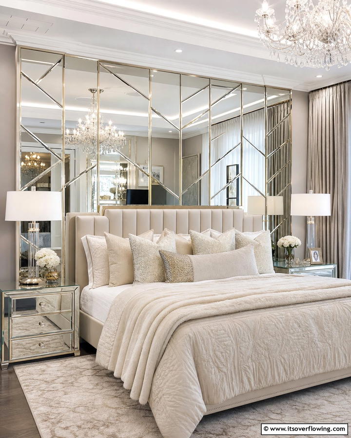 Mirror Magic - 25 Glam Bedroom Ideas for a Luxurious Retreat