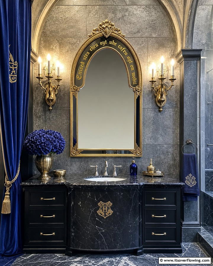 Mirror of Erised Decal - 20 Harry Potter Bathroom Ideas for Magical Spaces