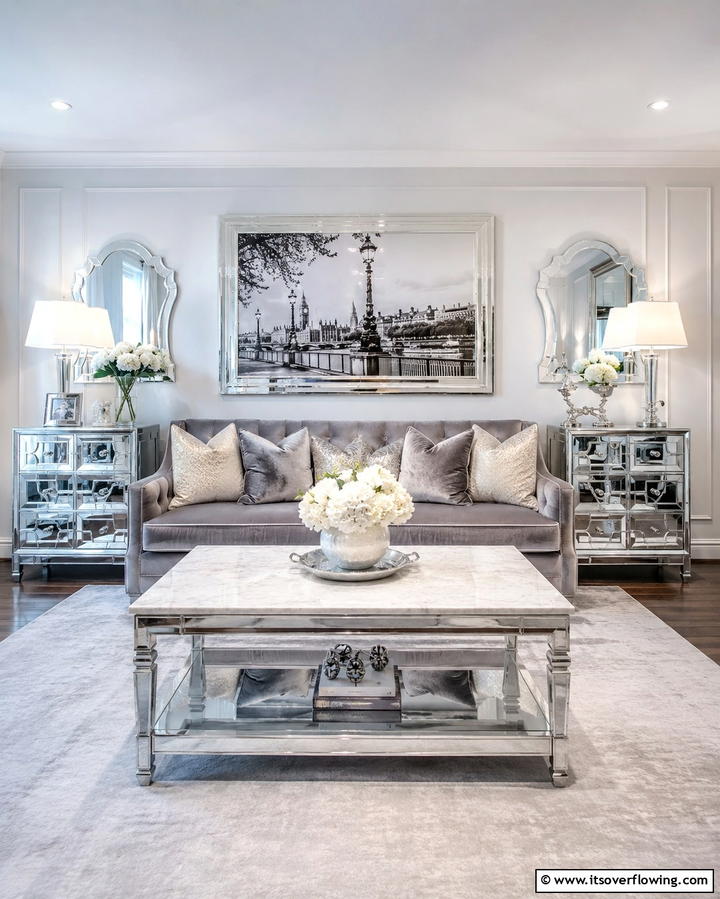 Mirrored Furniture Pieces - 20 Symmetrical Living Room Ideas for Balanced Spaces