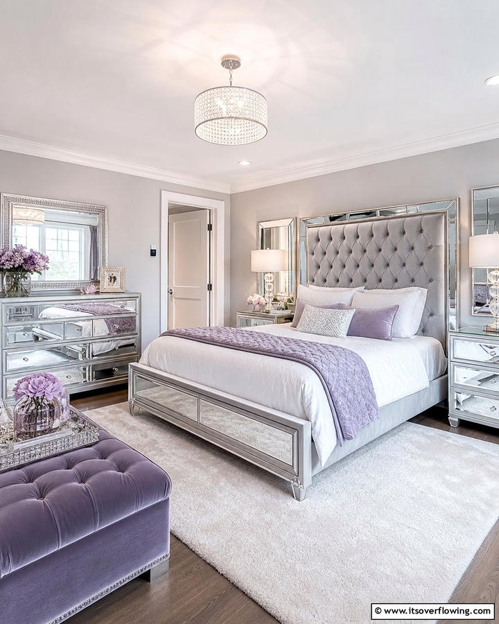 Mirrored FurnitureExact - 30 1980s Bedroom Decor Ideas for a Retro-Inspired Space