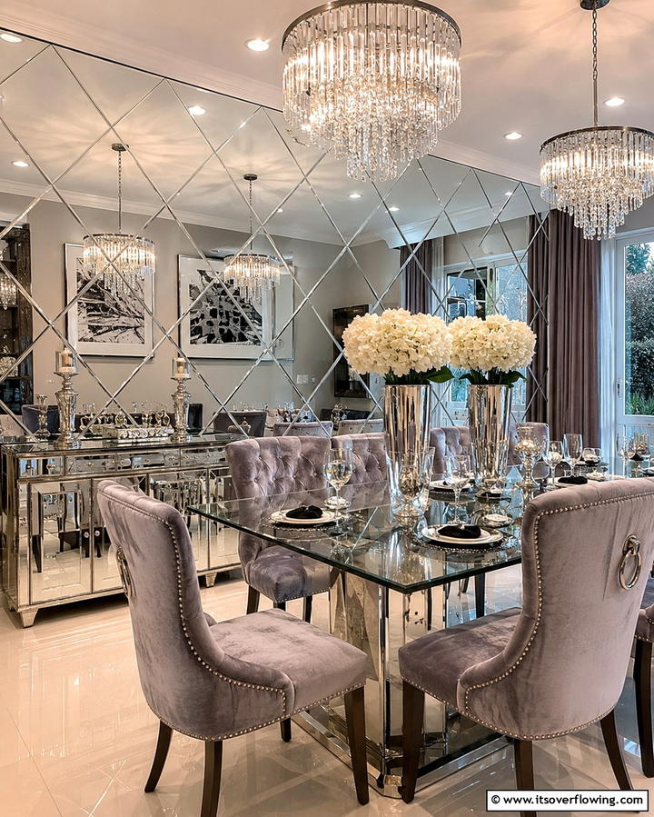 Mirrored Wall PanelsExact - 25 Wall Paneling Ideas to Elevate Your Home Decor