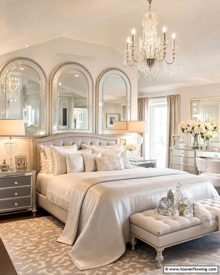 Mirrors to Expand Space - 25 Low Sloped Ceiling Bedroom Ideas for Unique Spaces