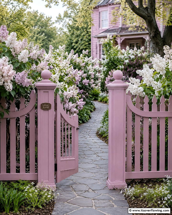 Misty Mauve - 30 Best Fence Paint Colors for Outdoor Style
