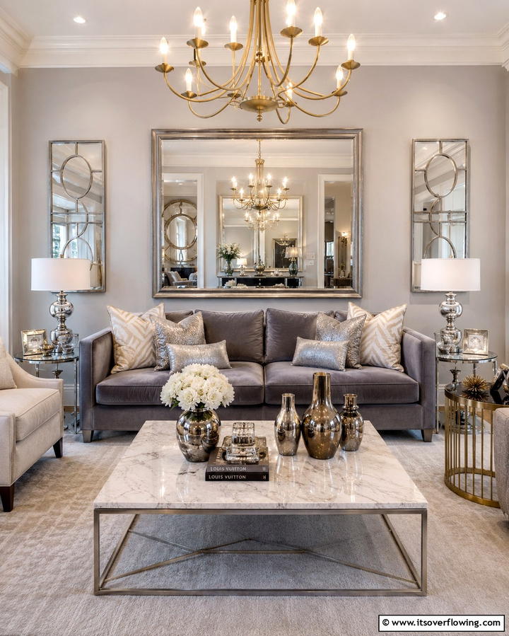 Mix Metallic Finishes - 25 Eclectic Interior Design Ideas for Unique Homes