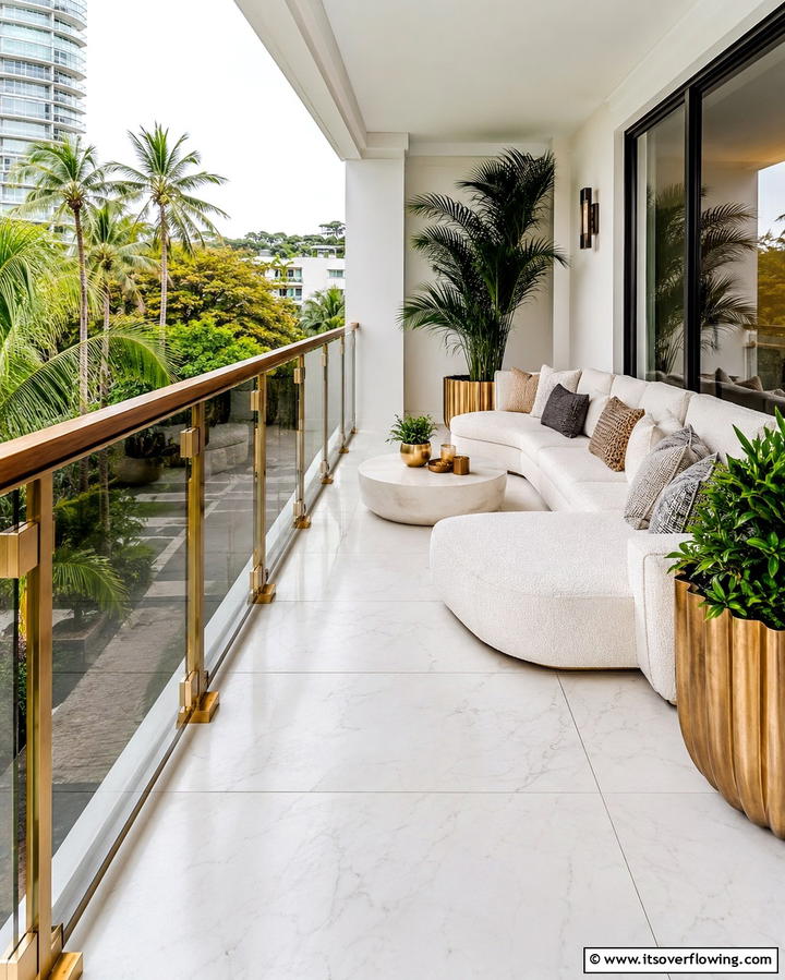 Mixed Material Combinations - 25 Balcony Railing Design Ideas for Safety and Style