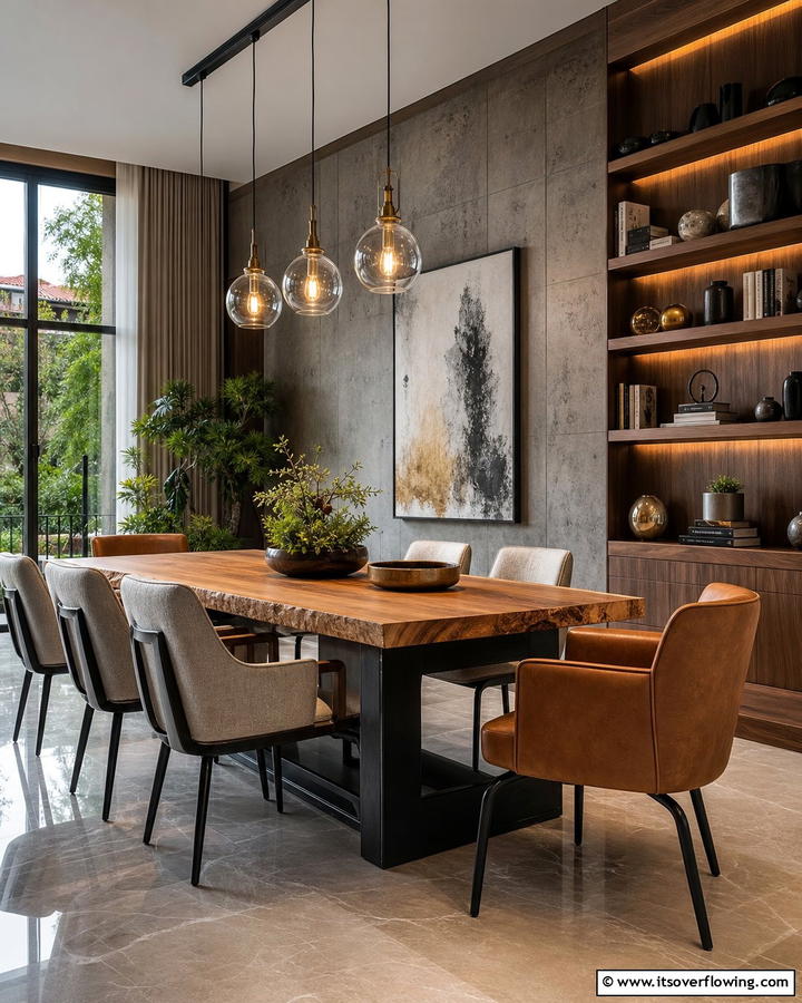 Mixed Material Dining - 21 Formal Dining Room Ideas for Sophisticated Entertaining