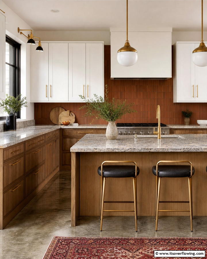 Mixed Material Finishes - 21 Modern Kitchen Ideas for Sleek, Functional Spaces