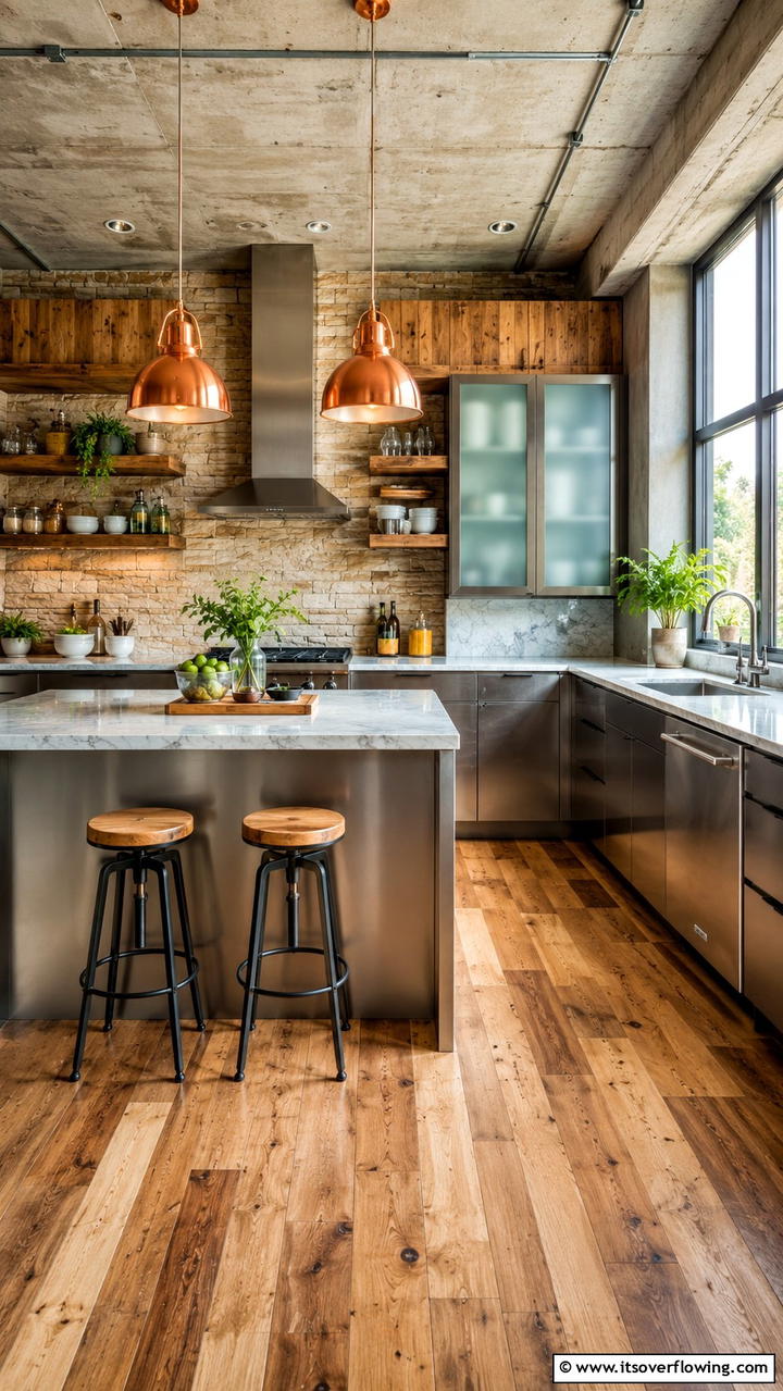 Mixed Materials Magic - 30 Eclectic Kitchen Ideas for Bold Design Lovers