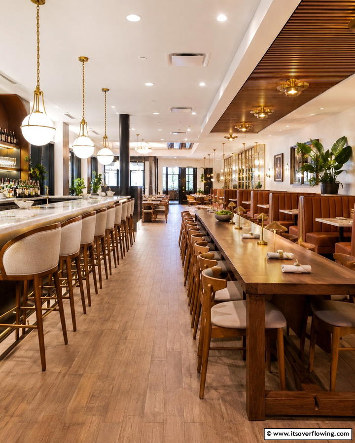 Mixed Seating Options for Versatility - 25 Restaurant Interior Design Ideas for a Unique Ambiance