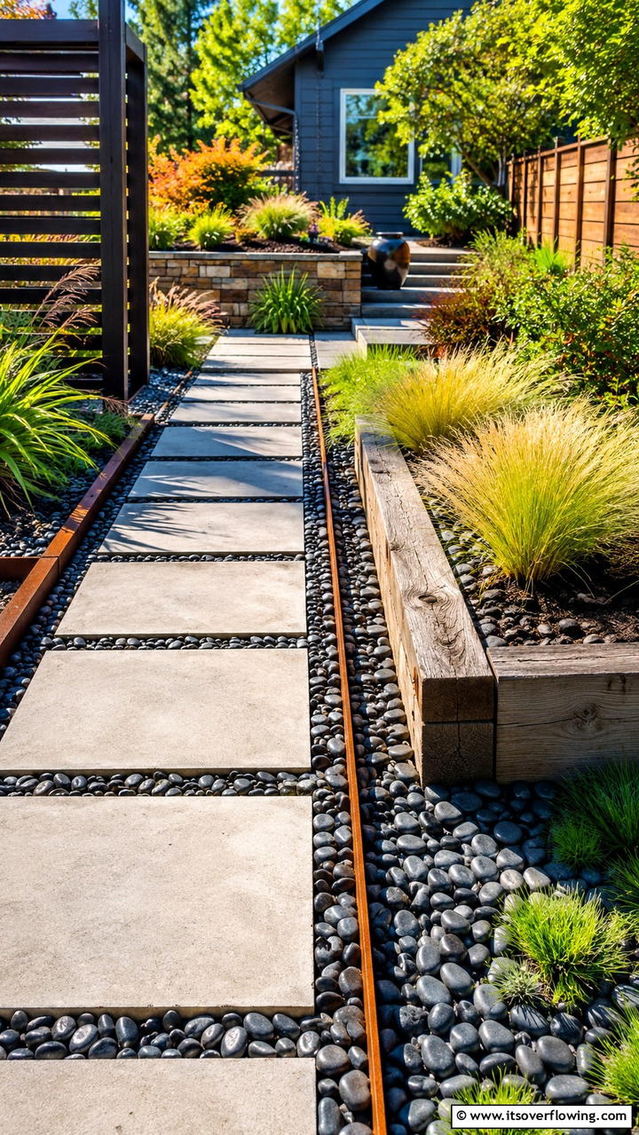 Mixed Textures Landscaping - 30 Front Yard Landscaping Ideas for Stunning Curb Appeal