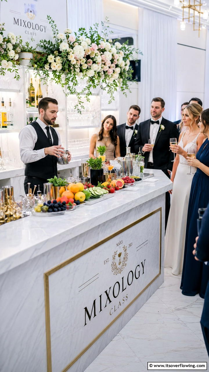 Mixology Classes - 21 Unique Wedding Entertainment Ideas to Delight Your Guests