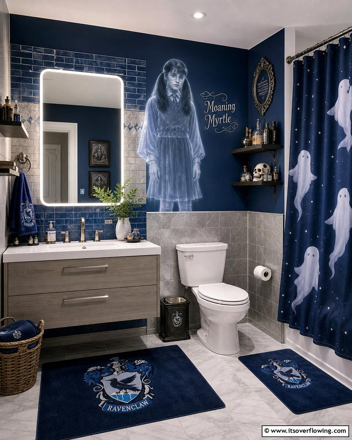 Moaning Myrtle Wall Decal - 20 Harry Potter Bathroom Ideas for Magical Spaces