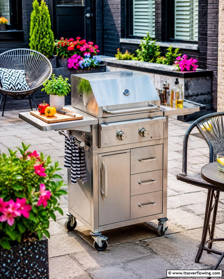 Mobile Outdoor Kitchen Island - 25 Outdoor Kitchen Island Ideas for Entertaining
