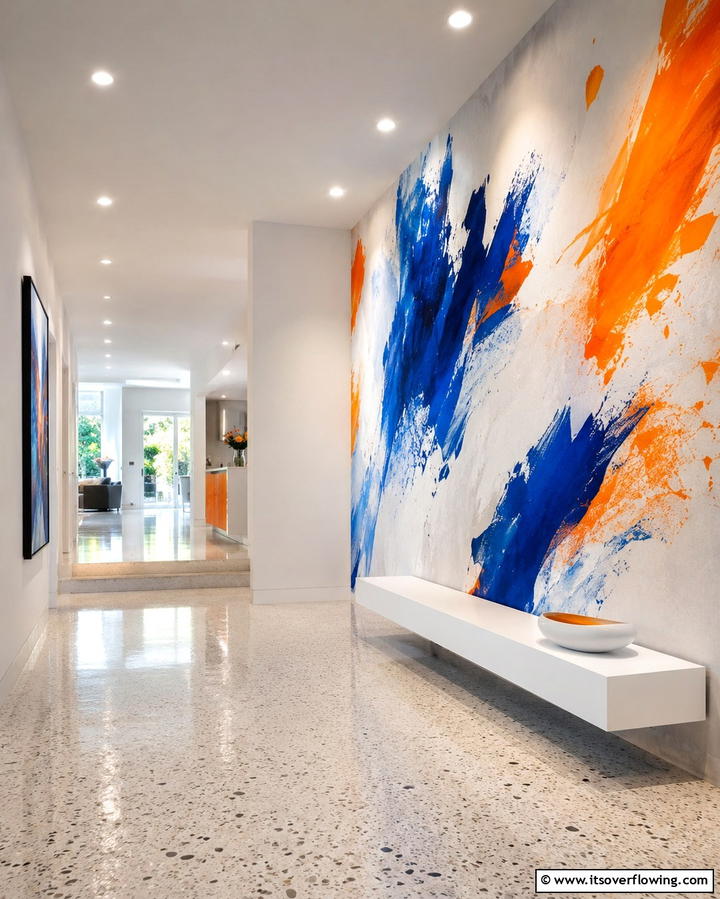 Modern Abstract Designs for a Contemporary Vibe - 30 Hallway Wallpaper Ideas for a Striking Entryway