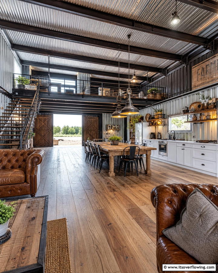 Modern Container Barn Conversion - 30 Container Home Ideas for Sustainable Living