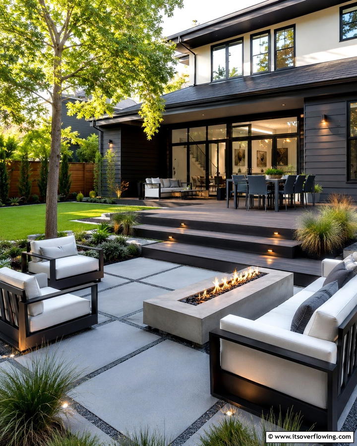 Modern Deck and Patio Design - 25 Deck and Patio Combination Ideas for a Versatile Outdoor Space