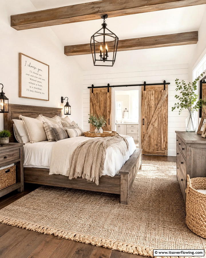 Modern Farmhouse Charm - 25 Pottery Barn Bedroom Ideas for a Cozy Retreat
