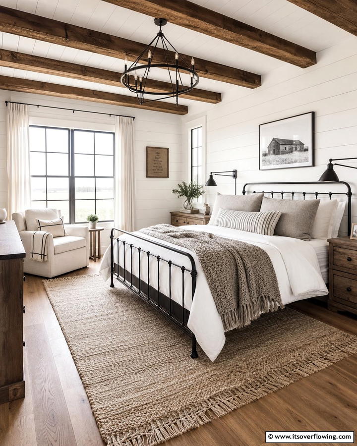 Modern Farmhouse Fusion - 21 Scandinavian Bedroom Designs for Minimalist Comfort