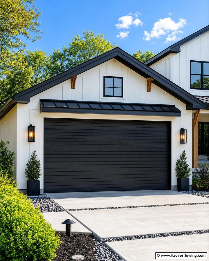 Modern Garage Facade - 21 Curb Appeal Ideas to Boost Your Home’s Exterior