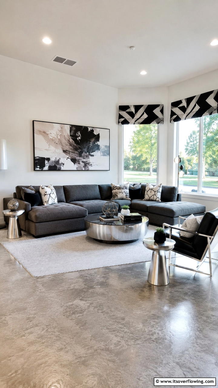 Modern Geometric - 21 Elegant Window Valance Ideas to Frame Your View