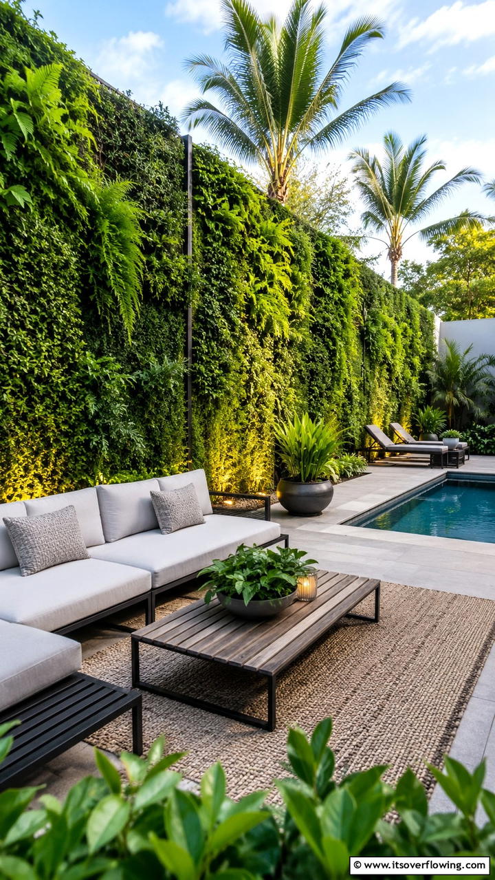 Modern Green Fence - 21 Space-Saving Vertical Garden Ideas for Urban Living