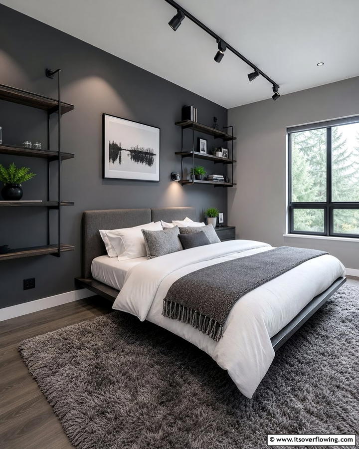 Modern Greys - 21 Bedroom Paint Colors to Create Your Dream Sleep Sanctuary