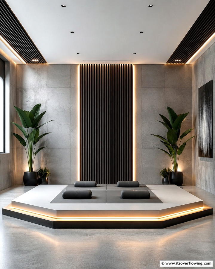 Modern Meditation Space - 25 Meditation Room Ideas for Peaceful Retreats