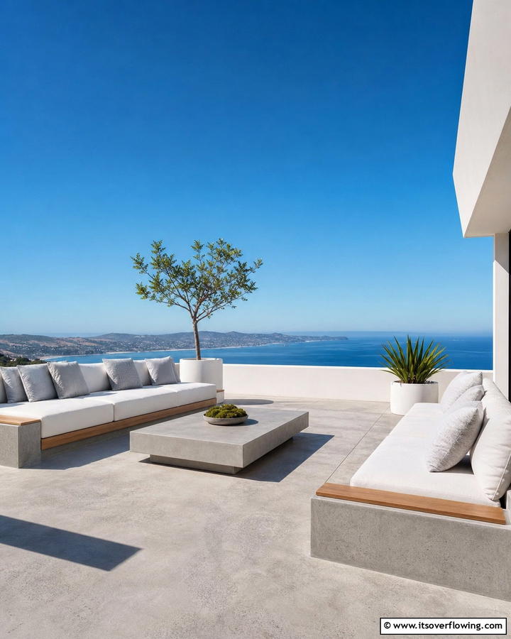 Modern Minimalist Alfresco Space - 21 Outdoor Living Room Ideas for Relaxation & Entertaining