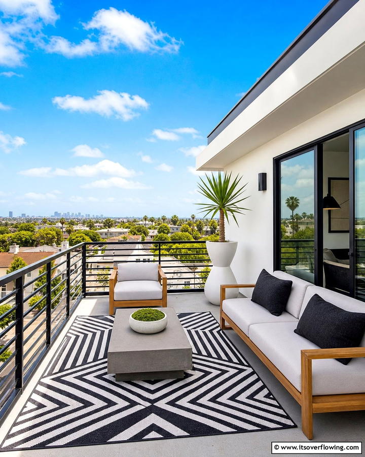Modern Minimalist Balcony - 20 Second Story Balcony Ideas for Stunning Views