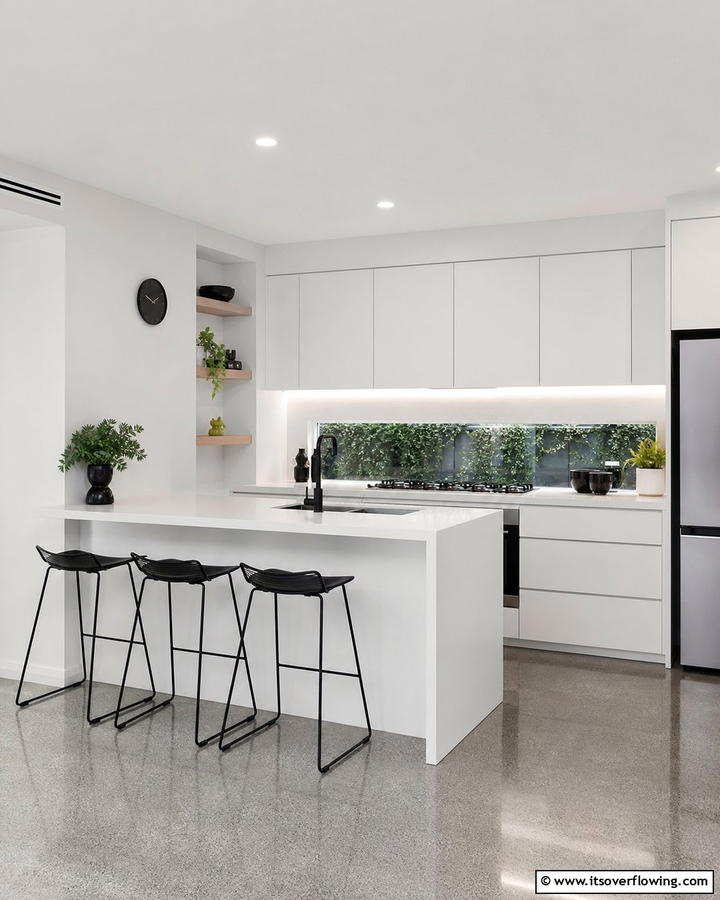 Modern Minimalist Counter Accents - 30 Kitchen Counter Decor Ideas to Elevate Your Space