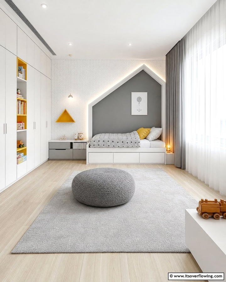 Modern Minimalist Design - 21 Kids Room Ideas for Playful and Functional Spaces