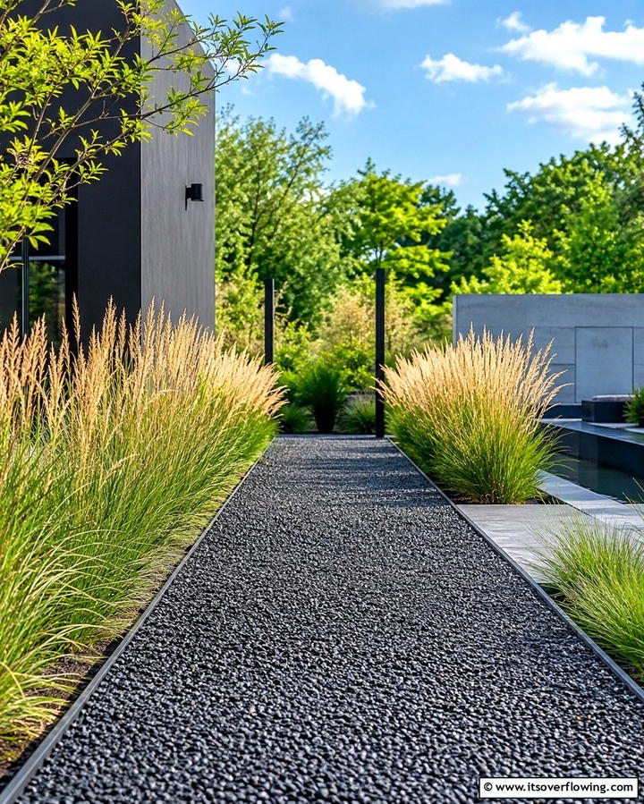 Modern Minimalist Designs - 25 Pea Gravel Walkway Ideas for a Charming Garden Path