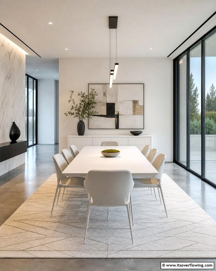 Modern Minimalist Dining - 21 Formal Dining Room Ideas for Sophisticated Entertaining