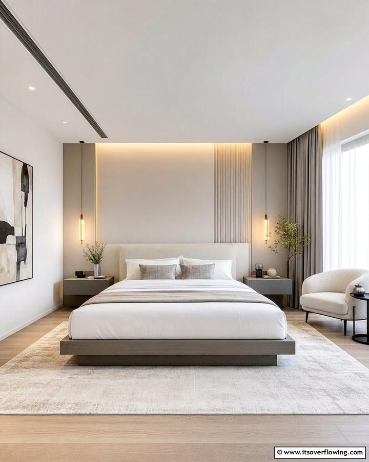 Modern Minimalist Elegance - 21 Inspiring Bedroom Decor Ideas for a Cozy Retreat