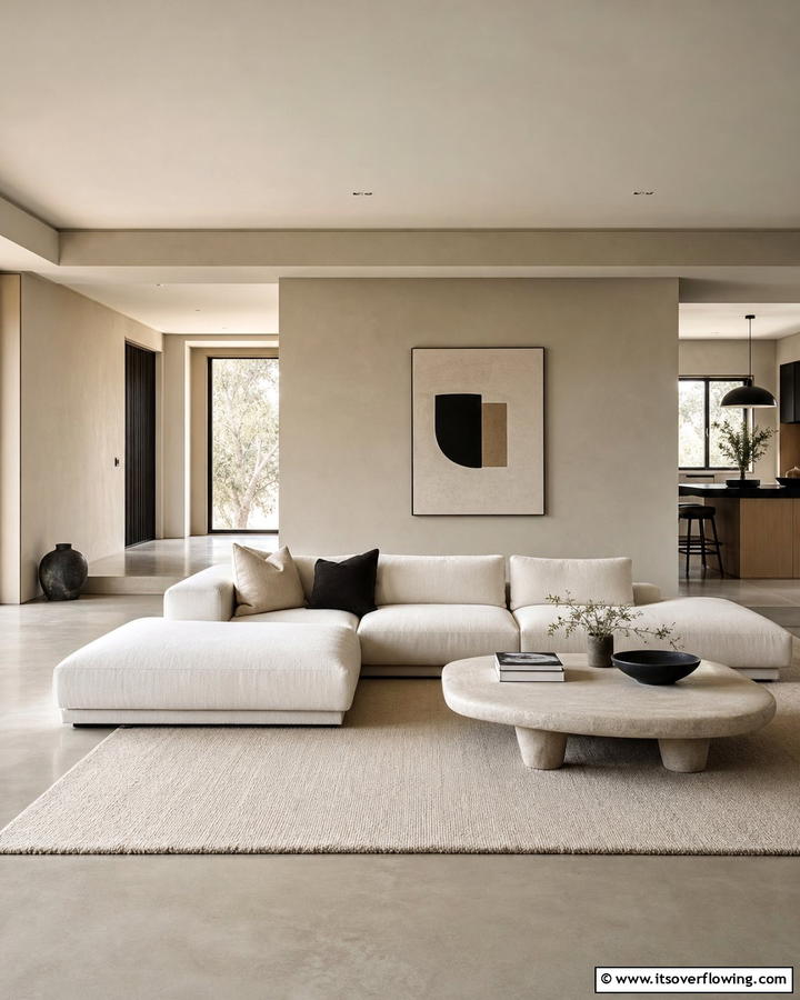 Modern Minimalist Family Room - 21 Family Room Ideas for Comfortable and Functional Spaces