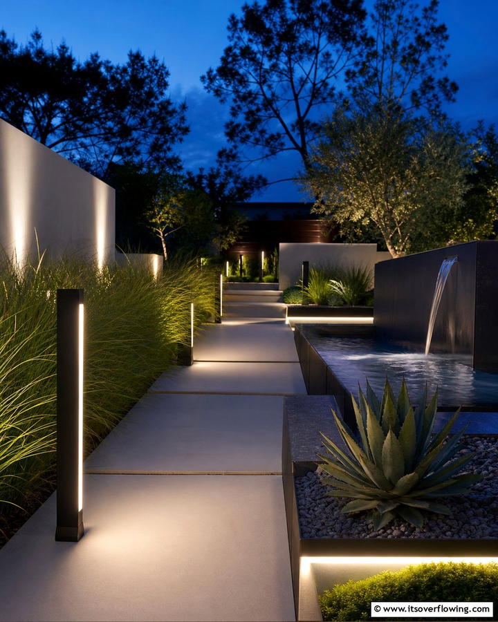 Modern Minimalist Fixtures - 21 Garden Lighting Ideas for Magical Outdoor Nights