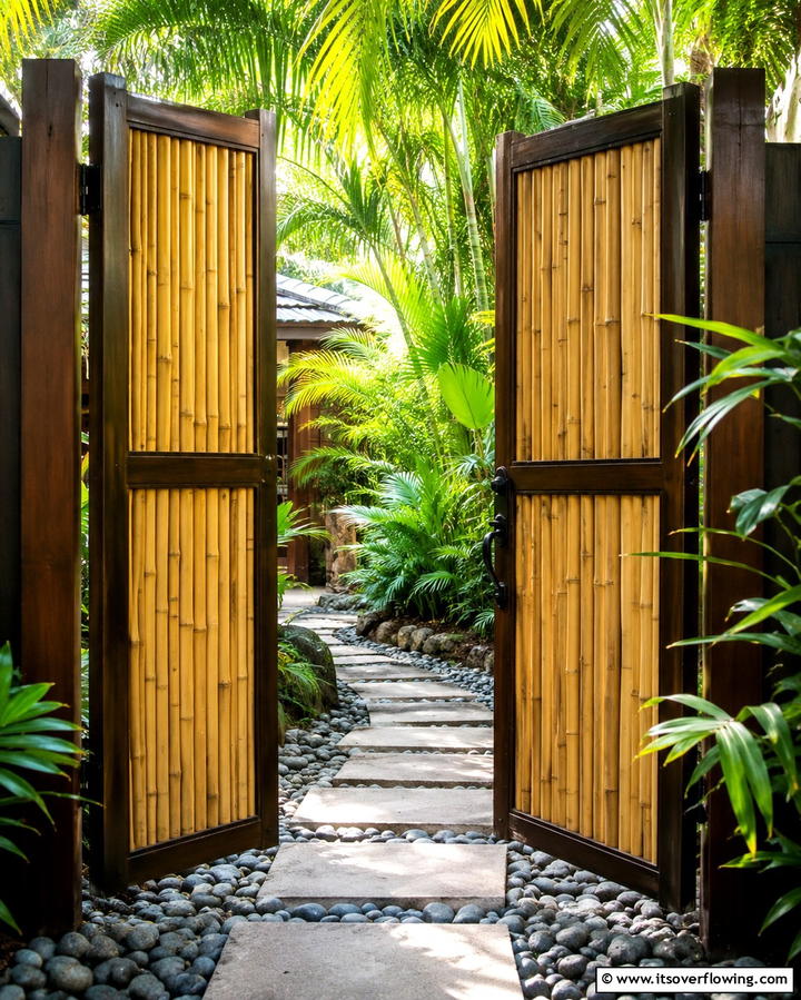 Modern Minimalist Gate Design - 25 Fence Gate Ideas for Stylish and Secure Yards