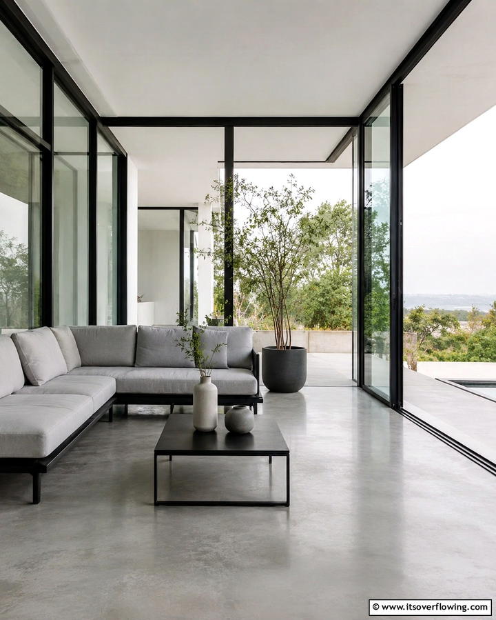 Modern Minimalist Glass Porch - 25 Glass Porch Design Ideas for a Bright and Airy Space