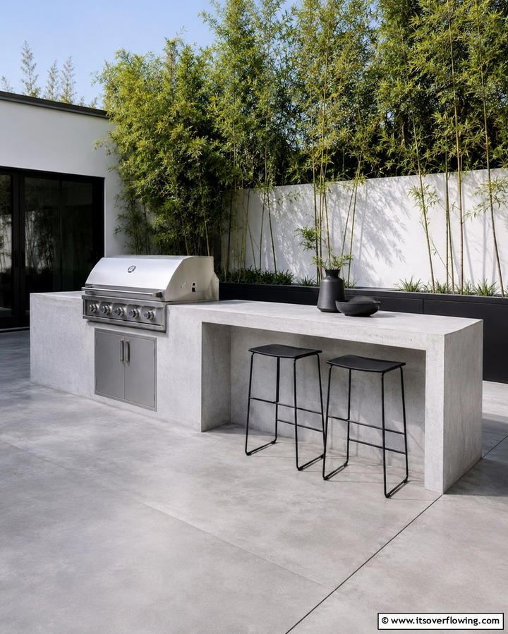 Modern Minimalist Grill StationExact - 25 Grill Station Ideas for the Ultimate Outdoor Cooking Space